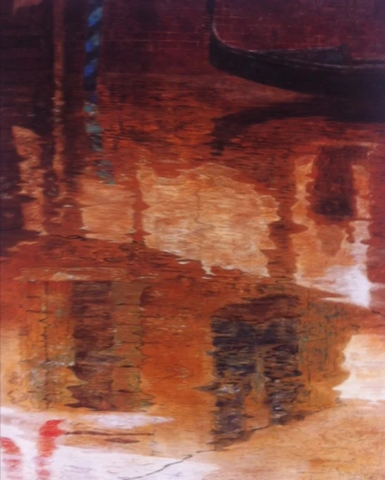 イタリア、ベネチアの水面