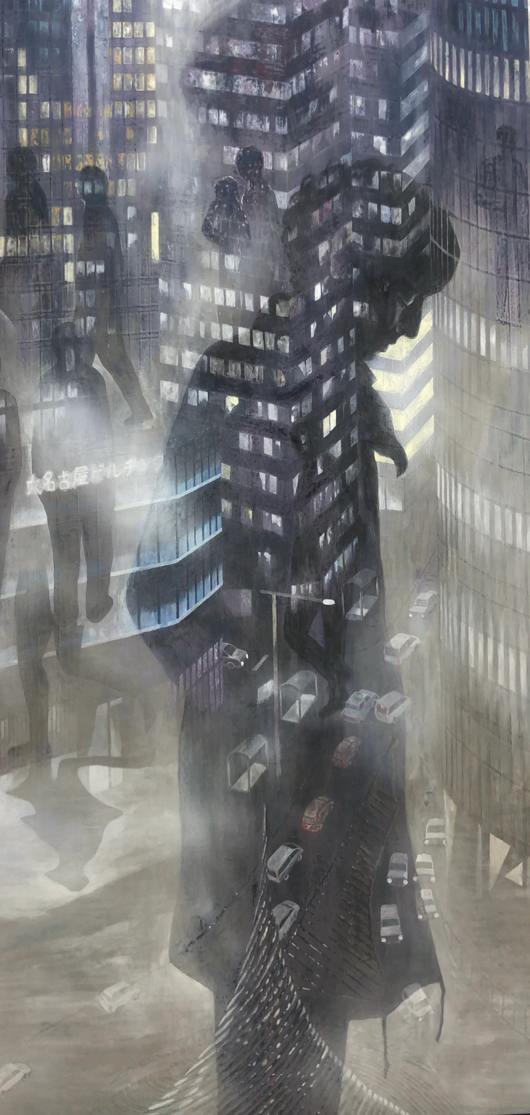 マリオットアソシア内から見た名古屋駅