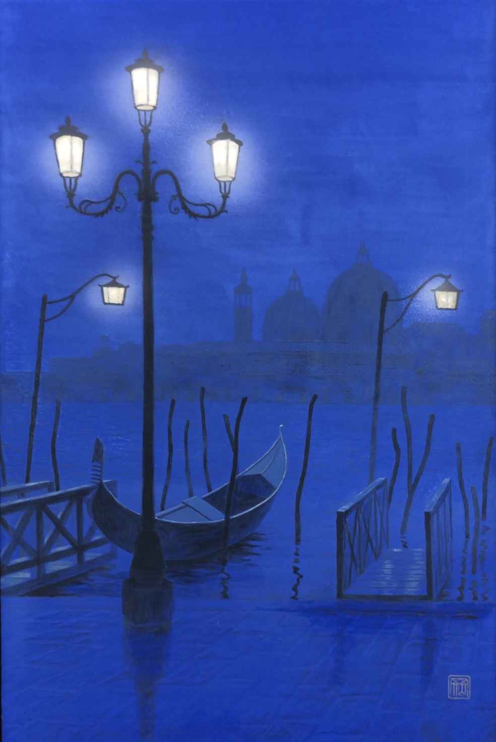 ベトナムの船着場風景