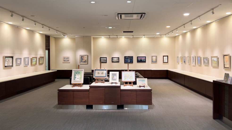 大和富山店 5F アートサロンでの展示の様子